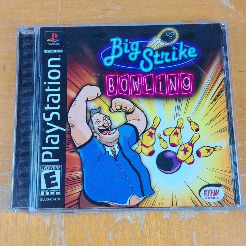 Vintage Playstation 1 lot of 2 games Pitfall 3d & Big Strike Bowling Not Tested
